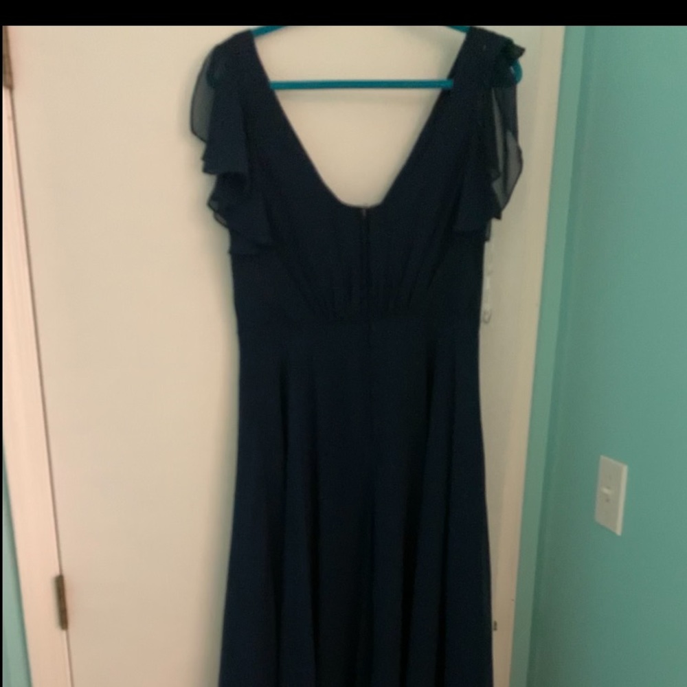 Size 12 blue formal bridesmaid gown!